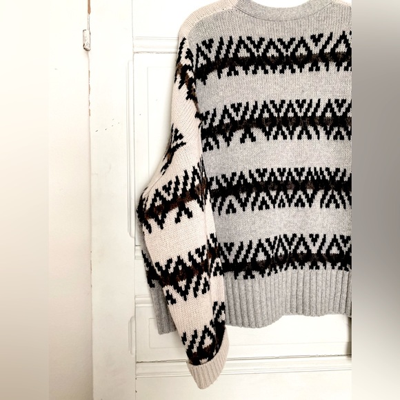 All Saints great oversize patterned wool cardigan, NWOT - Picture 3 of 4